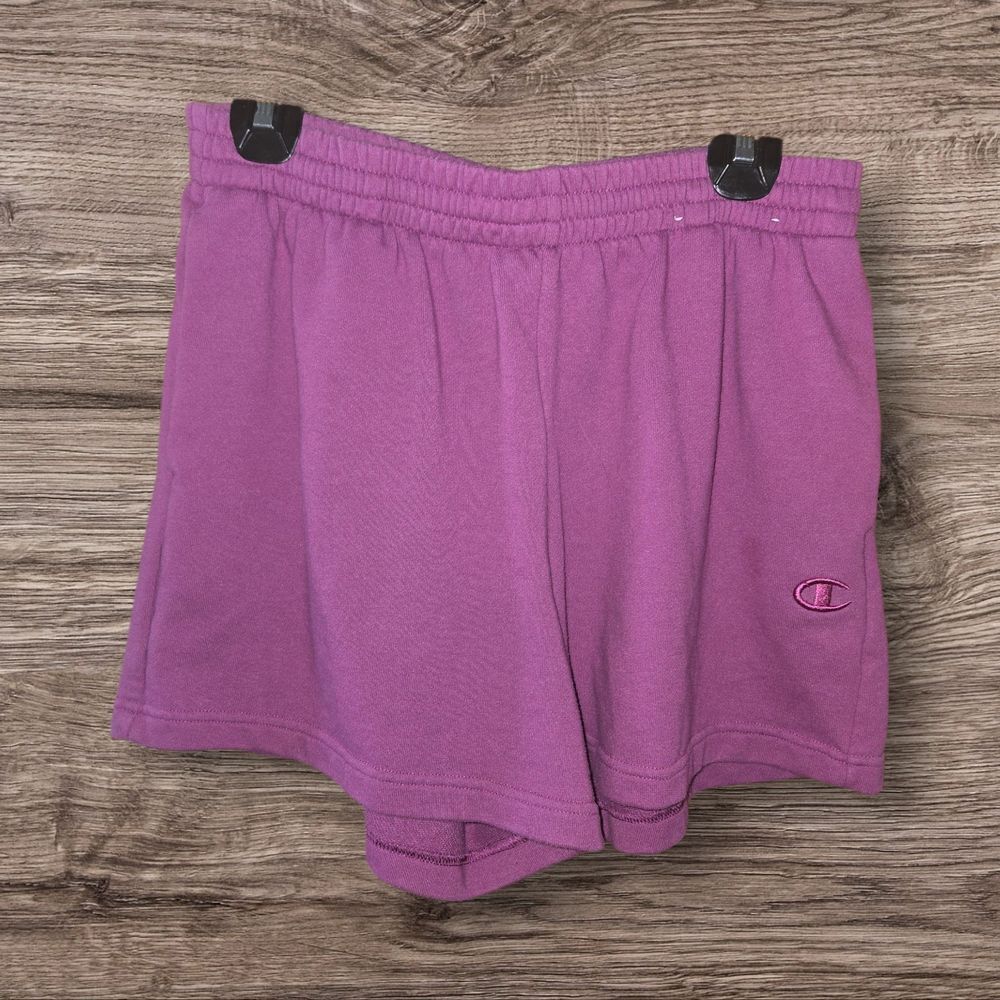 Champion Violet Sports Shorts Medium Sport Gym Casual Everyday Pockets Comfy